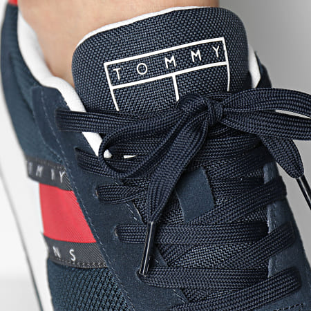 Tommy Jeans - Baskets Retro Runner Mix 0960 Twilight Navy