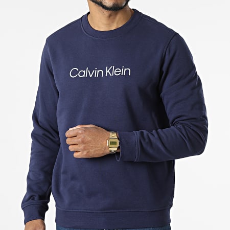 Calvin Klein - Sweat Crewneck GMS2W305 Bleu Marine Réfléchissant