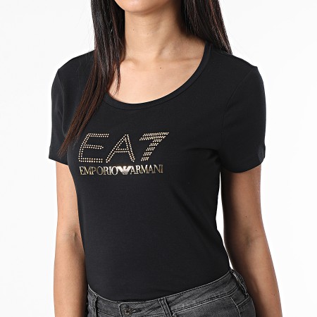 EA7 Emporio Armani - Maglietta da donna 3LTT23 Oro nero