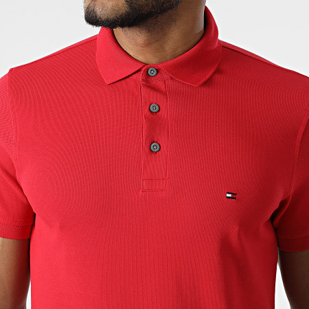 Tommy Hilfiger - Polo Manches Courtes 1985 Slim 7771 Rouge