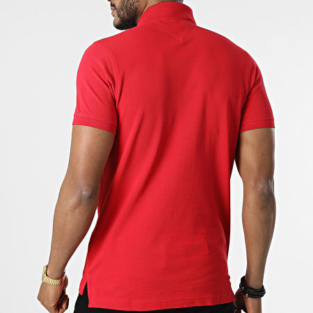 Tommy Hilfiger - Polo Manches Courtes 1985 Slim 7771 Rouge