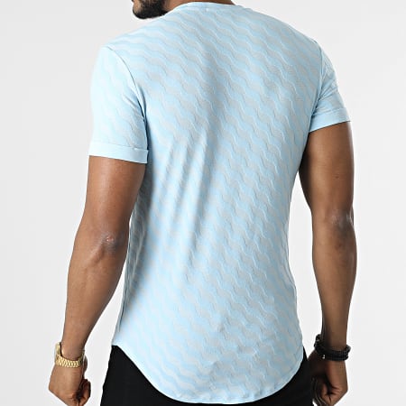 Uniplay - Tee Shirt Oversize UY824 Bleu Ciel