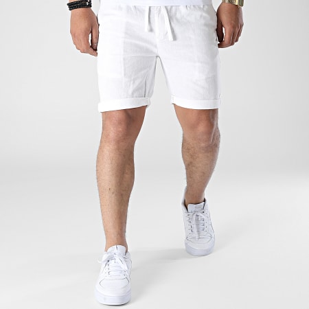 Uniplay - K673 Pantaloncini Chino Bianco