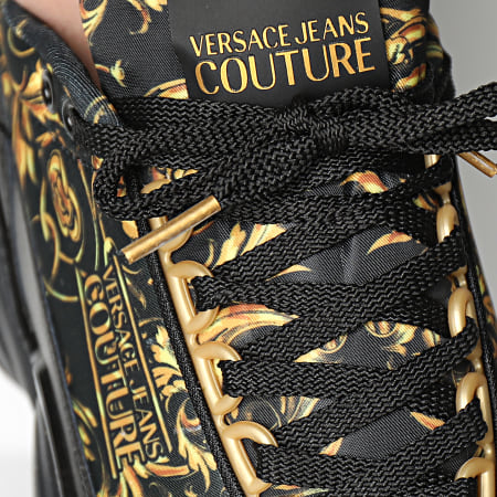 Versace Jeans Couture - Fondo Wave Sneakers 72YA3SW2 Nero Renaissance