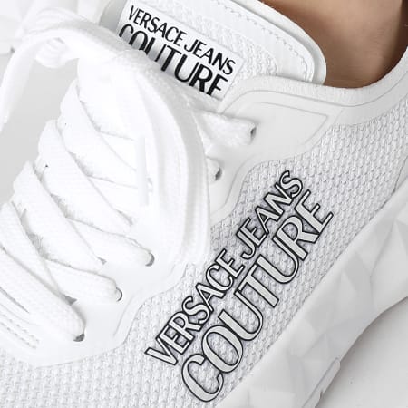 Versace Jeans Couture - Zapatillas Mujer Fondo Atom 72VA3SB1 Blanco