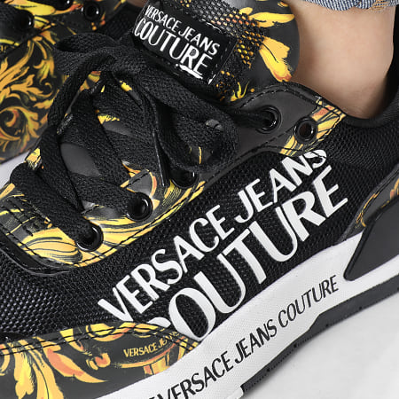 Versace Jeans Couture - Baskets Femme Fondo Dynamic 72YA3SA3 Black Renaissance