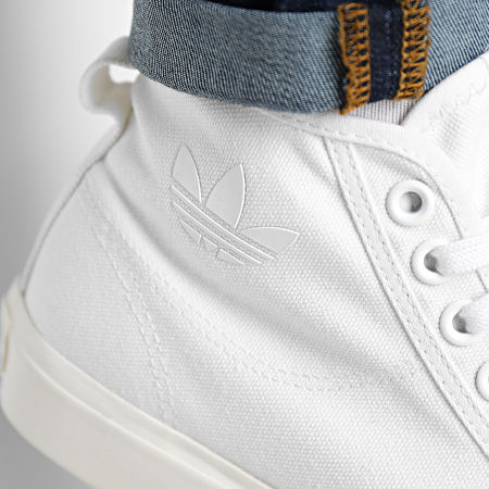 Adidas Originals - Nizza Hi H01110 Sneakers Hi-Top Bianco Footwear