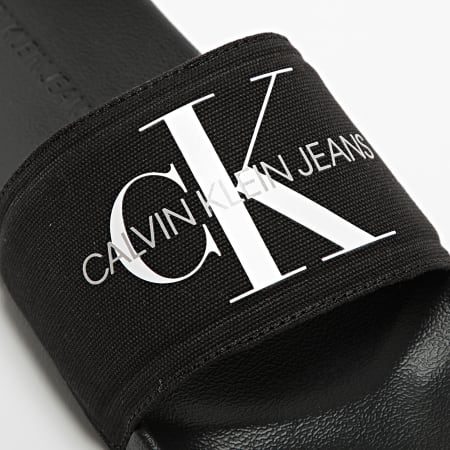 Calvin Klein Jeans - Claquettes Slide Monogram 0061 Black