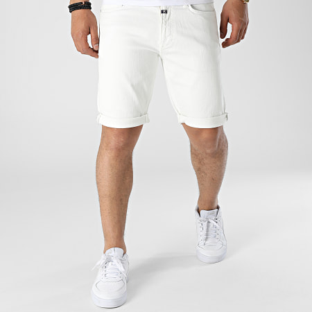 Kaporal - VIXTOM8J Pantaloncini di jeans Bianco