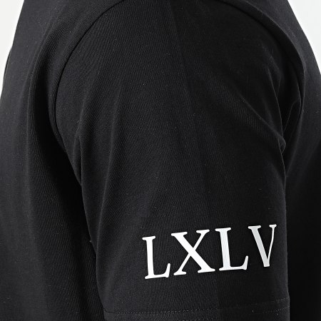 Luxury Lovers - Tee Shirt Oversize Large Rose Noir Blanc