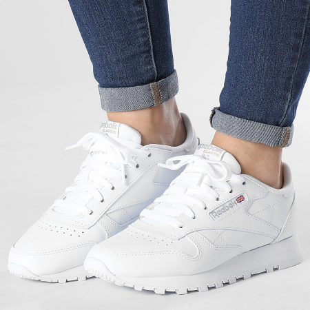 Reebok - Sneakers Classic Leather Donna GY0957 Footwear White Pure Grey 3