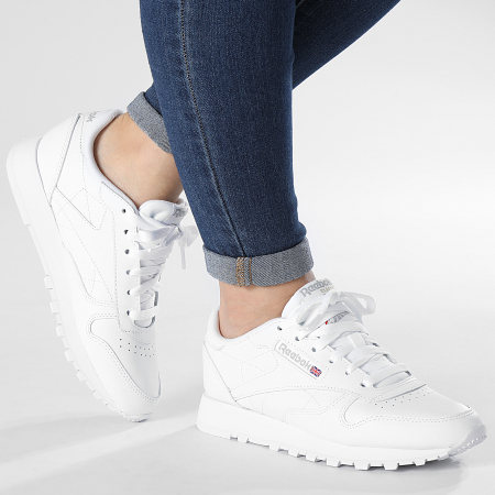 Reebok - Baskets Femme Classic Leather GY0957 Footwear White Pure Grey 3