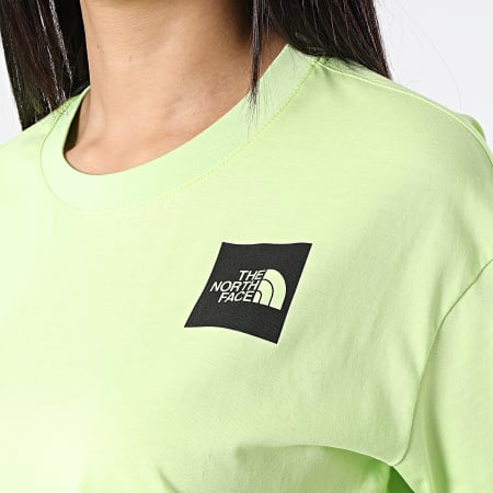 The North Face - Camiseta Corta Mujer Slim Verde