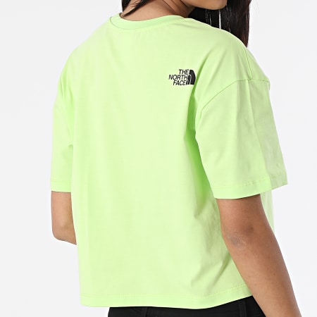 The North Face - Camiseta Corta Mujer Slim Verde