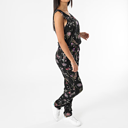 Vero Moda - Combinaison Femme Jumpsuit Noir Floral