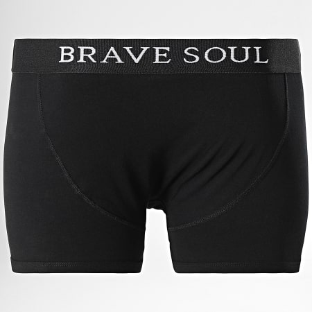 Brave Soul - Lot De 7 Boxers Jersey Noir
