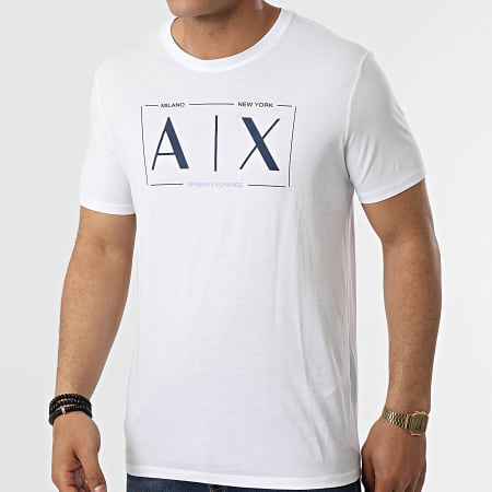 Armani Exchange - Tee Shirt 3LZTBT-ZJA5Z Blanc