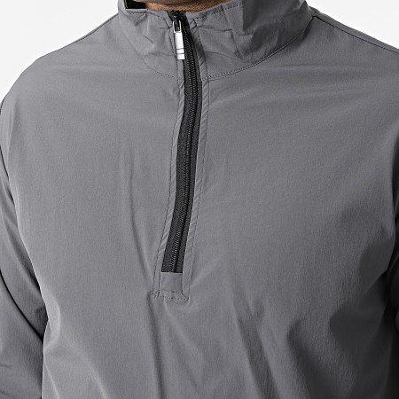 Frilivin - Track Suit Jacket Zip Neck Jogging Pants Grey Charcoal