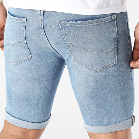Jack And Jones - Pantalones cortos de mezclilla Liam Original Denim azul