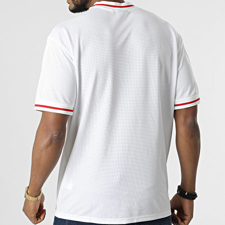 New Era - Tee Shirt Oversize NBA Mesh Team Logo Chicago Bulls 13083909 Blanc