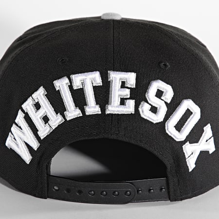 New Era Chicago White Sox MLB 50th Anniversary Sidepatch 9Fifty Snapback Cap Black