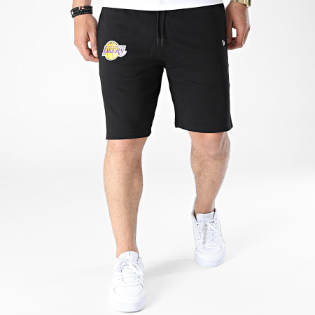 New Era - NBA Taping Los Angeles Lakers 13083900 Pantaloncini da jogging a righe nere