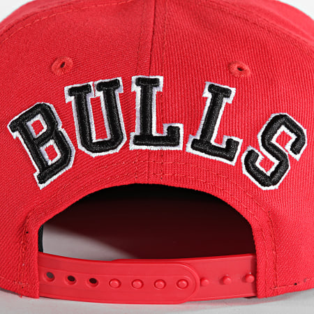 New Era - 9Fifty Team Arch Chicago Bulls Cappello Snapback Rosso
