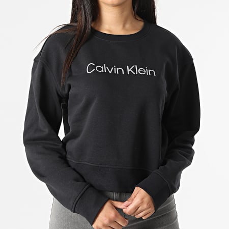 Calvin Klein - Sudadera Mujer Cuello Redondo 2W312 Negro
