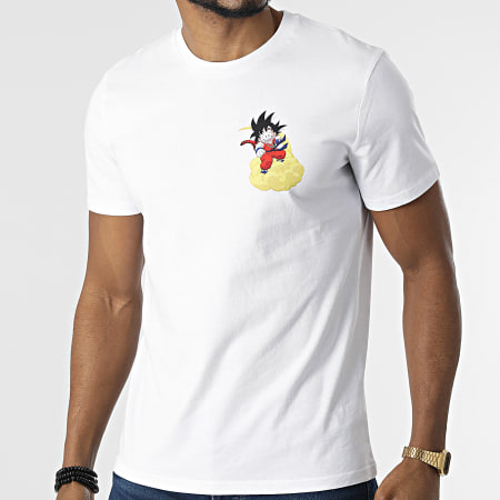 Dragon Ball Z - Kinto Un Chest Camiseta Blanco