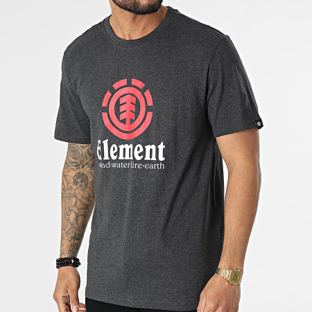 Element - Z1SSI4-ELF1 Camiseta gris antracita jaspeado