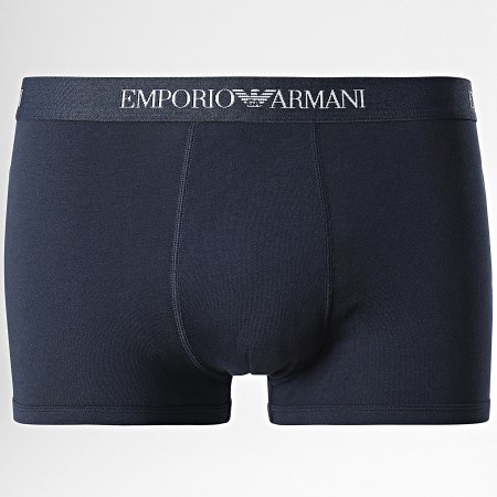 Emporio Armani - Lot De 3 Boxers 111625-2R722 Noir Bleu Roi