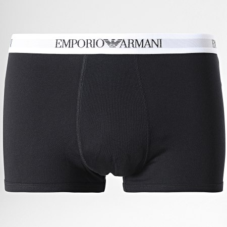 Emporio Armani - Pack De 3 Boxers 111625-2R722 Negro Blanco