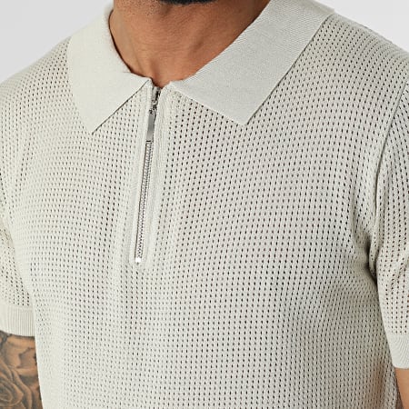 Frilivin - Polo de manga corta FA Beige