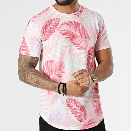 Frilivin - Tee Shirt Oversize 15885 Rose Floral