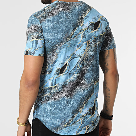 Frilivin - Tee Shirt Oversize X15889 Bleu Clair