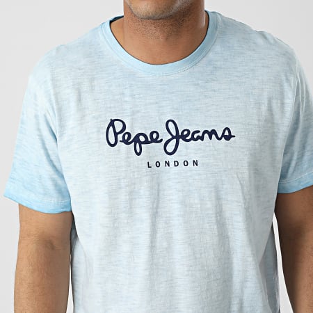 Pepe Jeans - Camiseta Don Azul Claro Jaspeado