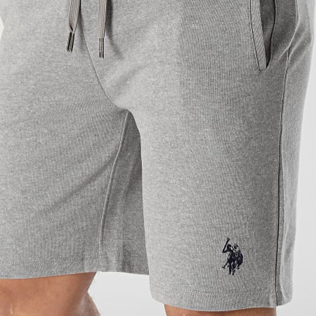 US Polo ASSN - Pantaloncini da jogging Edri, grigio erica