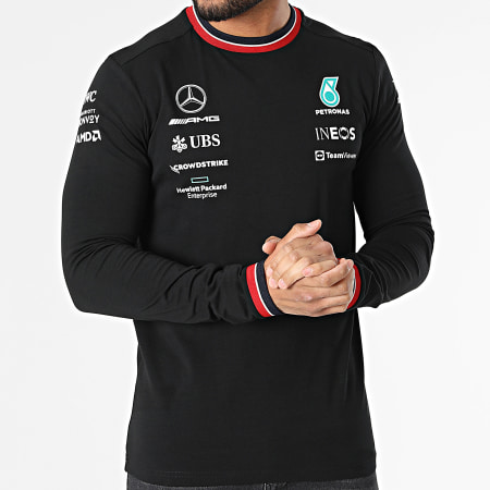 AMG Mercedes - Tee Shirt Manches Longues MAPF1 Driver Noir