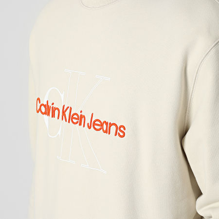 Calvin Klein Jeans - Sweat Crewneck J30J320032 Beige