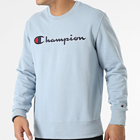 Champion - Felpa girocollo 217061 Azzurro
