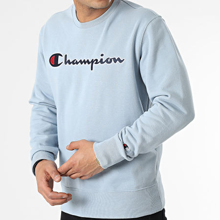 Champion - Felpa girocollo 217061 Azzurro