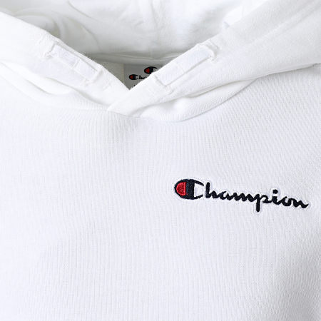 Champion - Felpa con cappuccio per bambini 305960 Bianco
