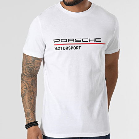 Porsche - Tee Shirt Porsche Blanc