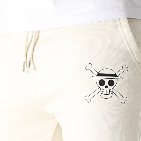 One Piece - Pantaloni da jogging Mugiwara beige