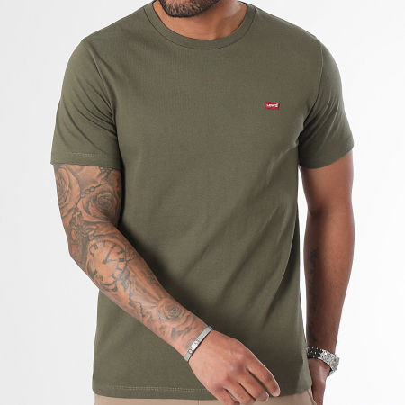 Levi's - Camiseta 56605 Verde Caqui
