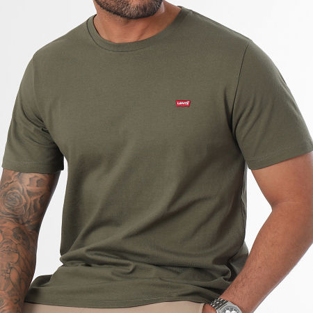 Levi's - Camiseta 56605 Verde Caqui