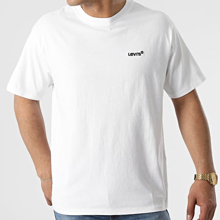 Levi's - Camiseta Relaxed Fit A0637 Blanco