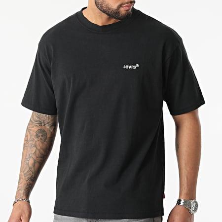 Levi's - Camiseta Relaxed Fit A0637 Negro