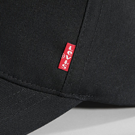 Levi's - Cappello classico in twill con linguetta rossa 77136 nero