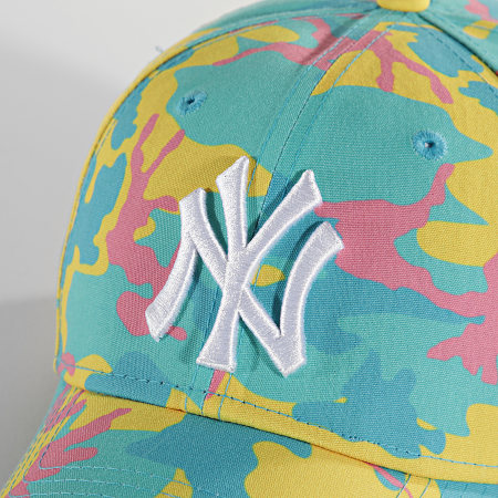New Era - 9Forty Confezione mimetica Cappello New York Yankees Giallo Verde